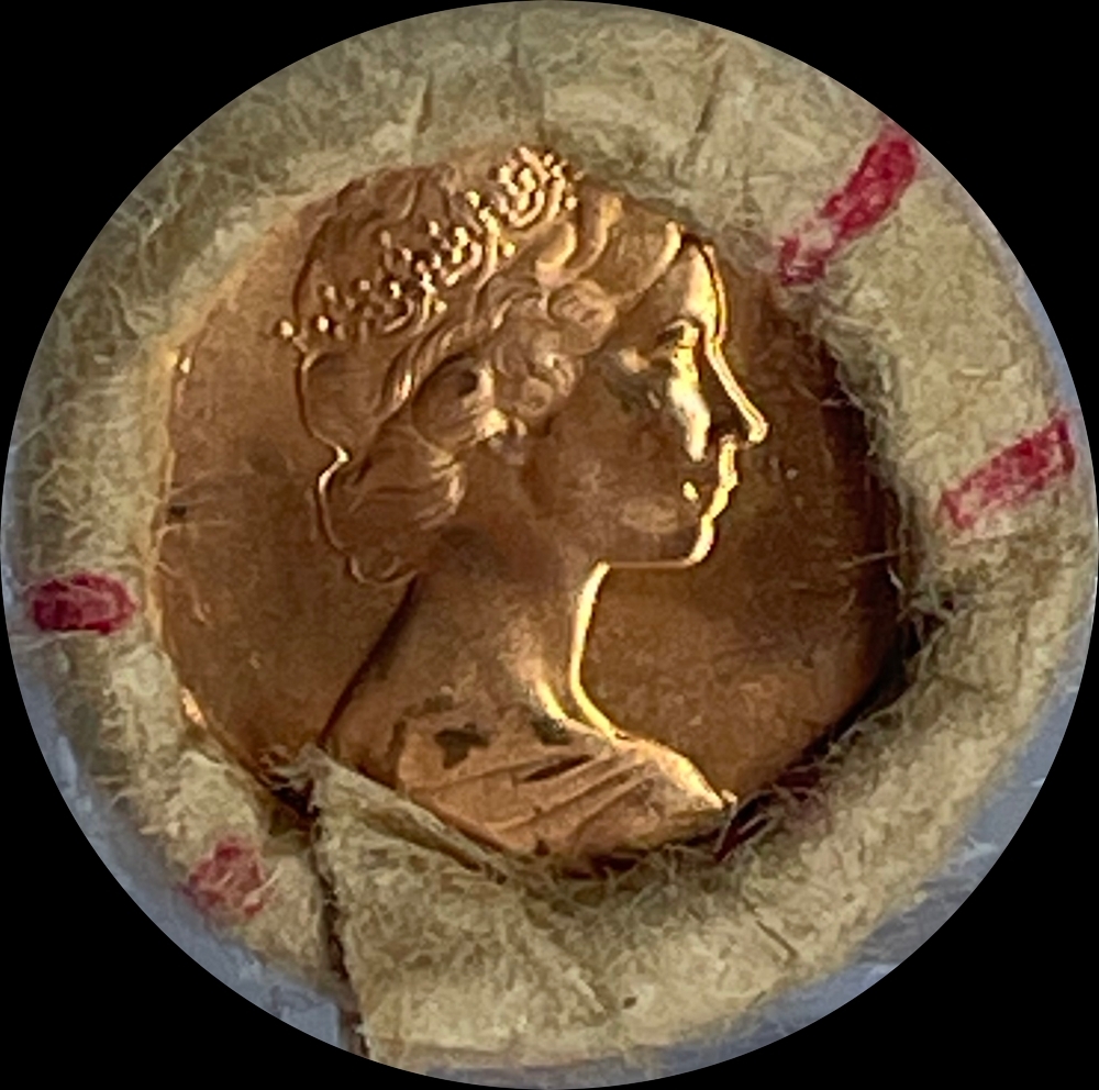 1981 One Cent RAM Mint Roll - Heads/Heads