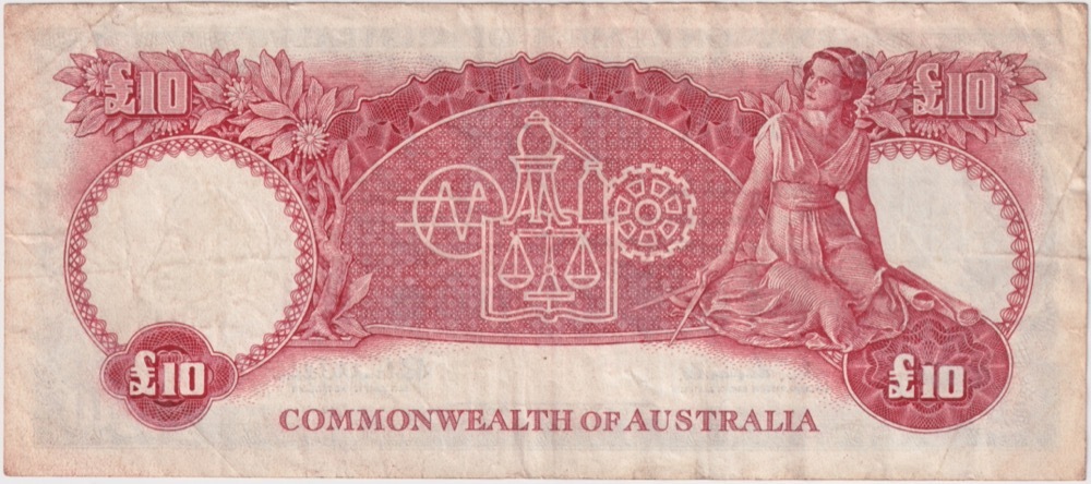 1960 Ten Pound Coombs/Wilson R63 about VF