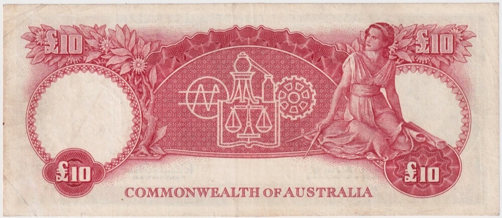 1960 Ten Pound Coombs/Wilson R63 good VF