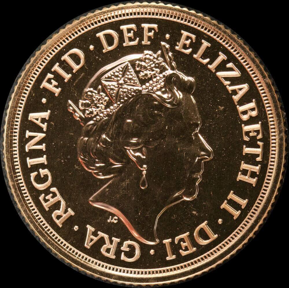 2018 Gold Sovereign SP#SC9 Elizabeth II Uncirculated product image