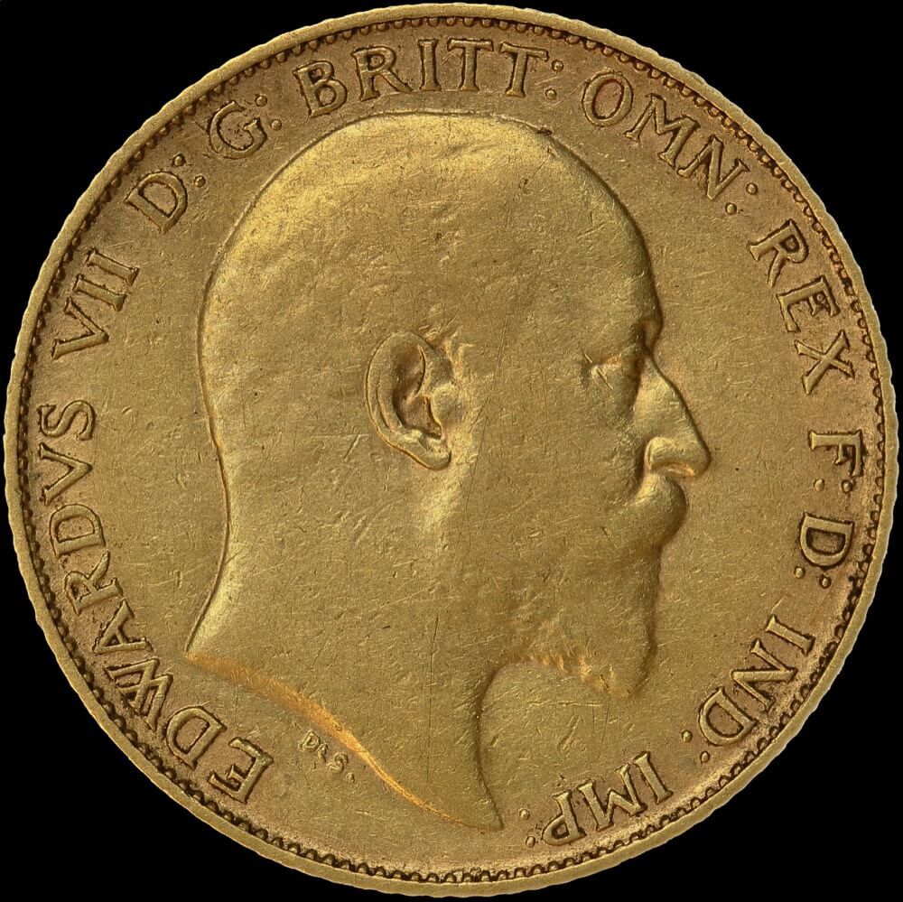 1904 Perth Edward VII Half Sovereign Fine