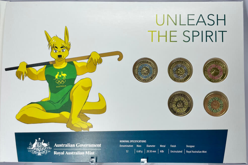 2020 Coloured Coin Collection Olympic Games Unleash the Spirit Hockey product image
