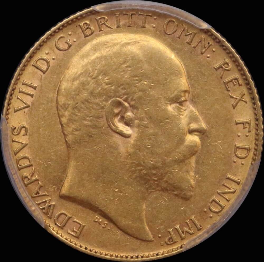 1904 Perth Edward VII Half Sovereign PCGS AU55 product image