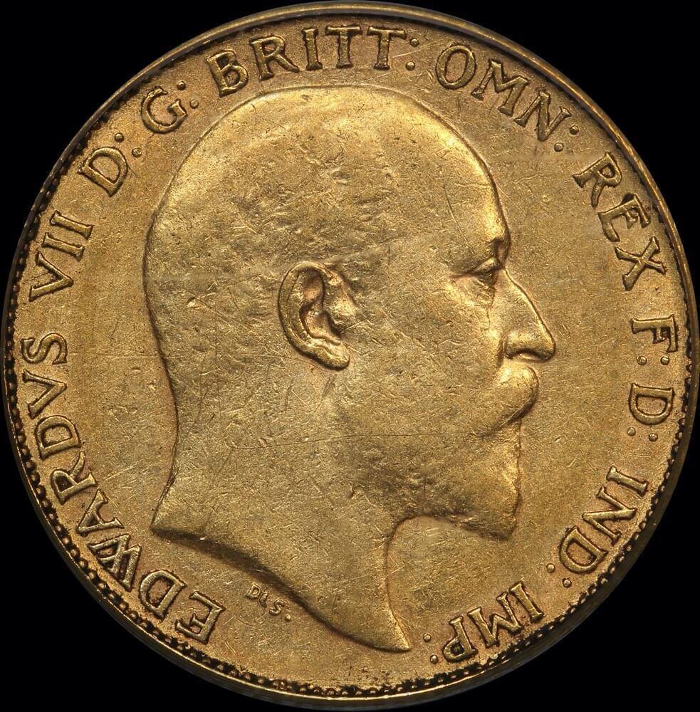 1904 Perth Edward VII Half Sovereign PCGS XF40