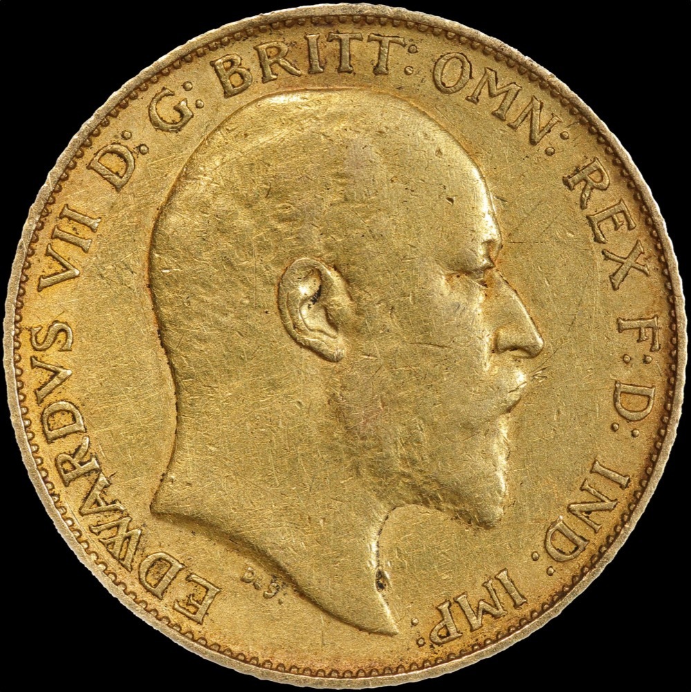 1904 Perth Edward VII Half Sovereign Very Fine