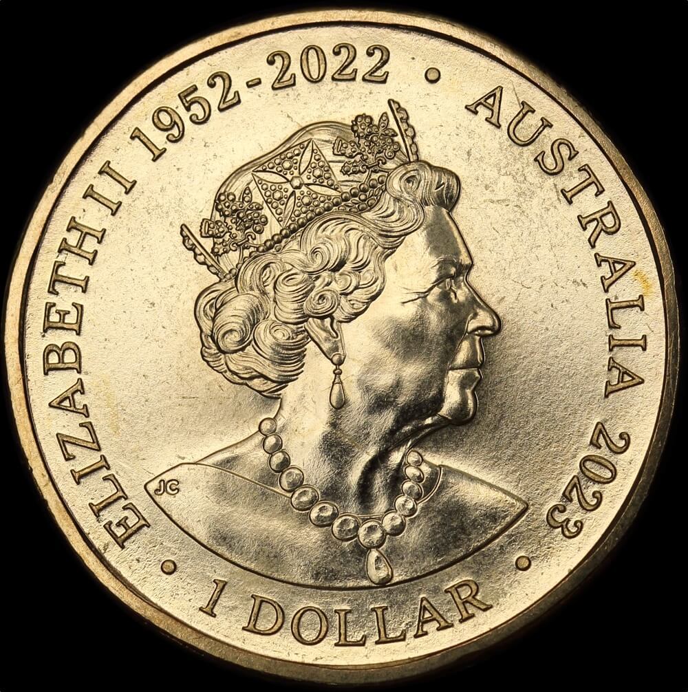 2023 Coloured 1 Dollar Uncirculated Coin Aussie Big Things  Giant Murray Cod product image