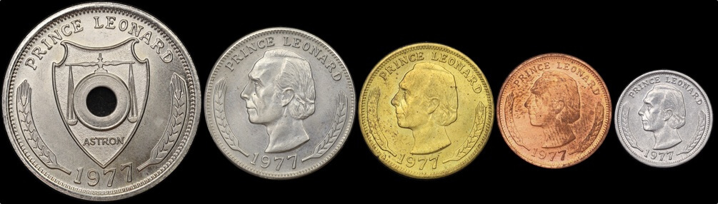 1977 Hutt River Province Five Coin Set Queen's Jubilee product image