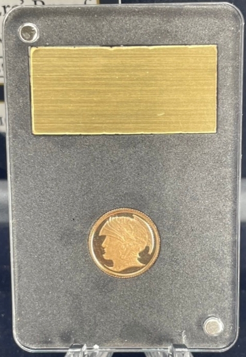 Gibraltar 2023 Gold Quarter Sovereign Proof A New Era product image