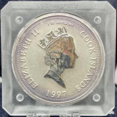 Cook Islands 1997 Silver 1oz Commemorative Coin Diana, Princess of Wales product image