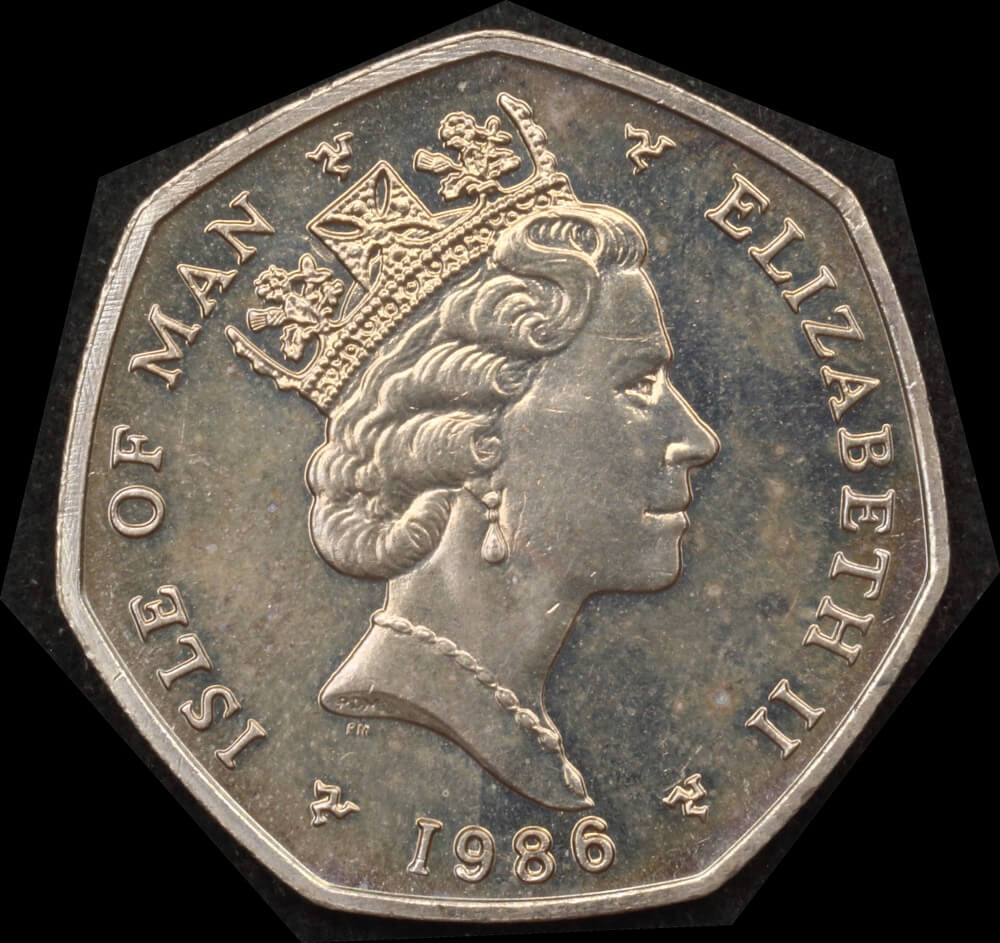 Isle of Man 1986 50 Pence KM#172 Christmas product image