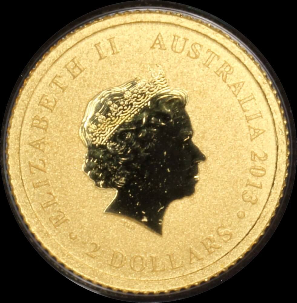2013 Gold Half Gram Coin Mini Kangaroo product image