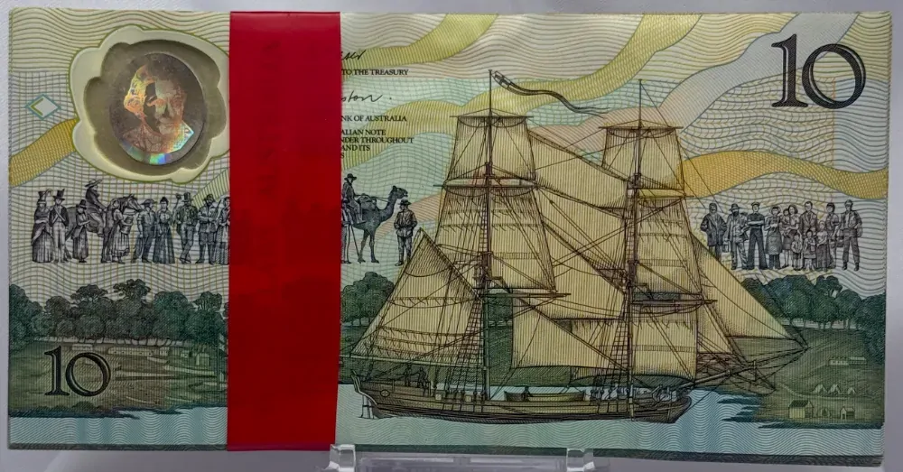 1988 $10 Note Bundle Bicentennial 2nd issue Johnston/Fraser R310b Uncirculated