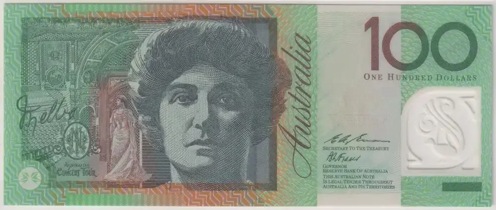 1996 $100 Test Note Fraser/Evans AN96 First Prefix R616tF PCGS 64 PPQ