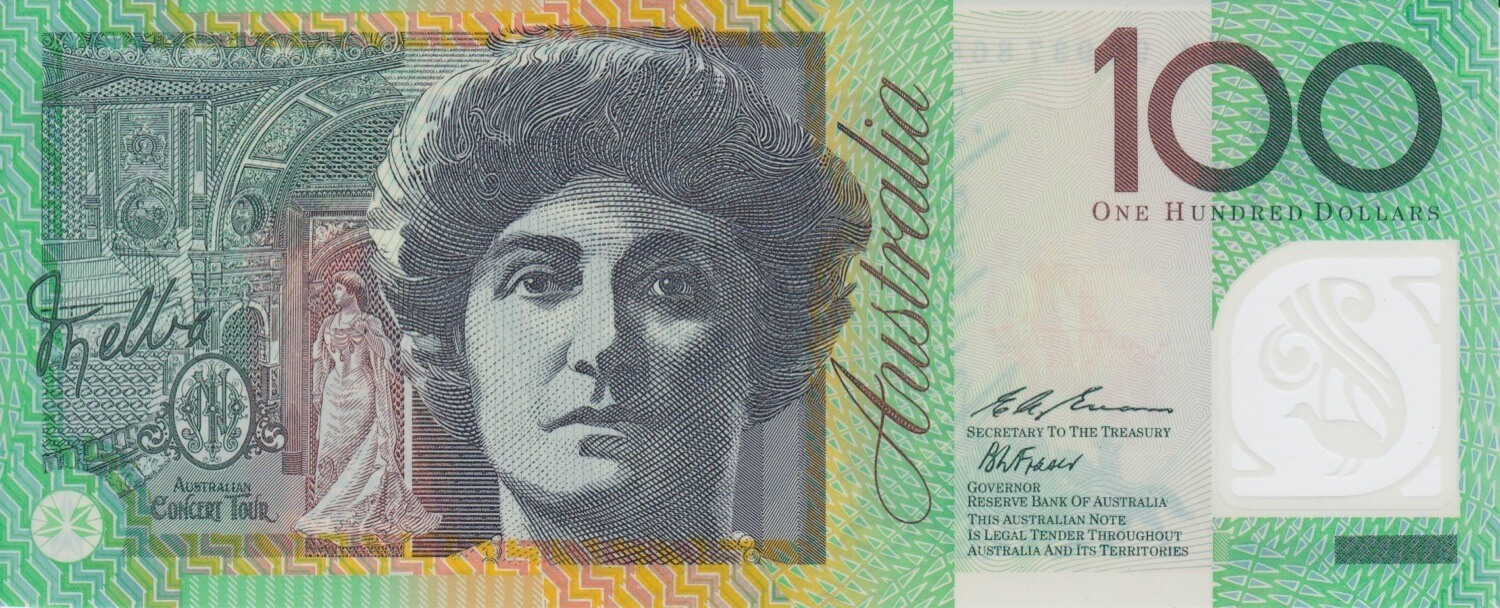 1996 $100 Note JK96 Last Prefix Fraser/Evans R616L Uncirculated