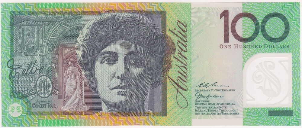 1999 $100 Note JK99 Last Prefix Macfarlane/Evans R618bL Uncirculated