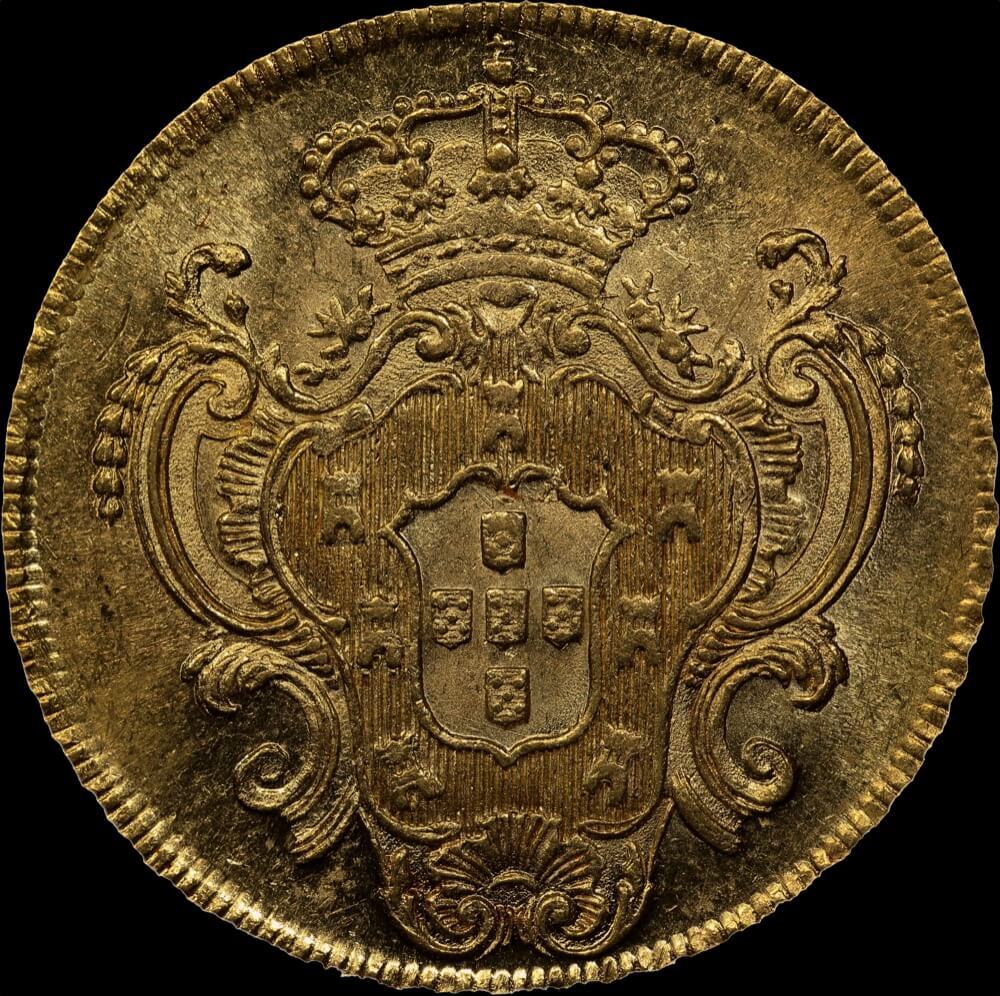 Brazil (Rio) Gold 6,400 Reis 1803-R KM#226.1 Uncirculated