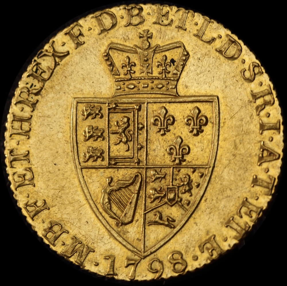 1798 Gold Guinea George III S# 3729 PCGS MS61