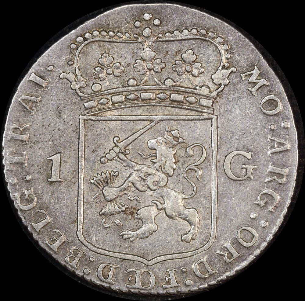 Netherlands (Utrecht) Silver Guilder 1793 about EF product image