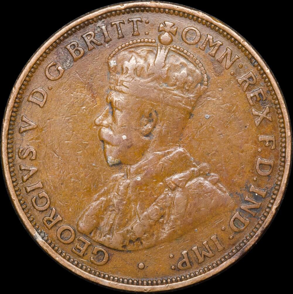 1931 Penny Indian Obverse Dropped 1 Reverse Fine