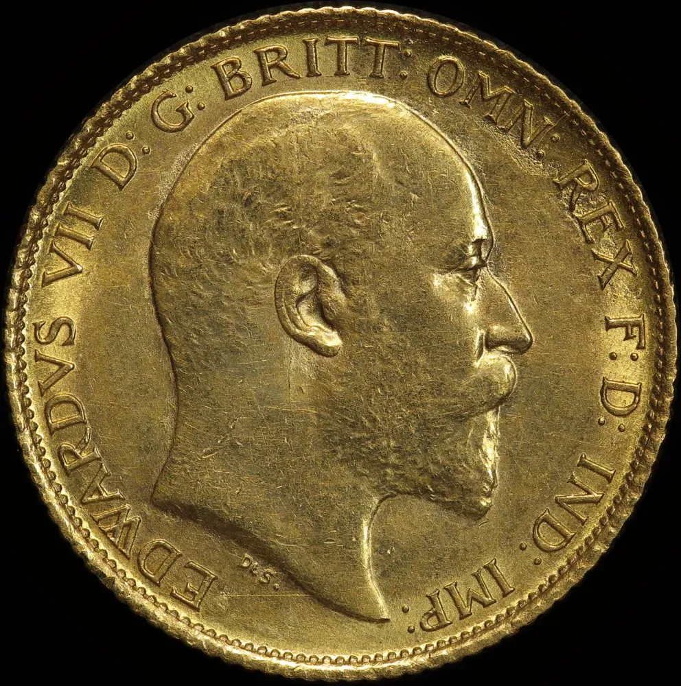 1908 Sydney Edward VII Half Sovereign good EF