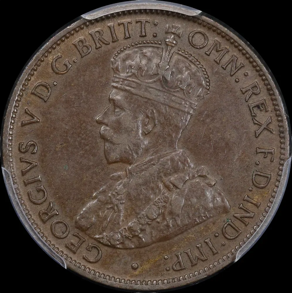 1915-H Halfpenny PCGS AU55
