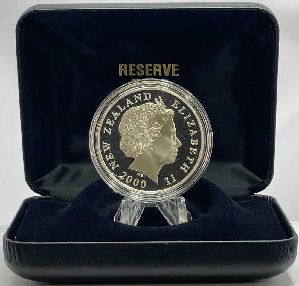 New Zealand 2000 Silver 10 Dollar Proof Coin Millennium product image