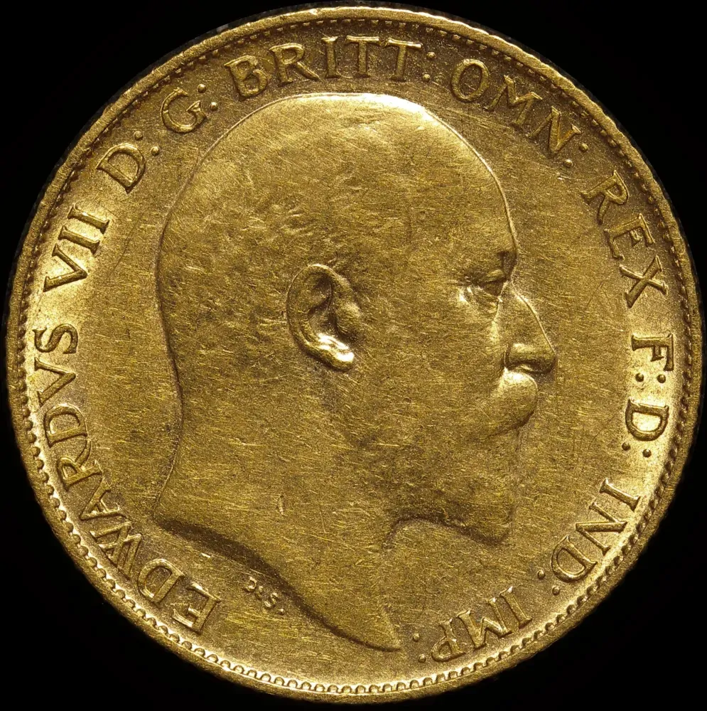 1908 Perth Edward VII Half Sovereign Very Fine