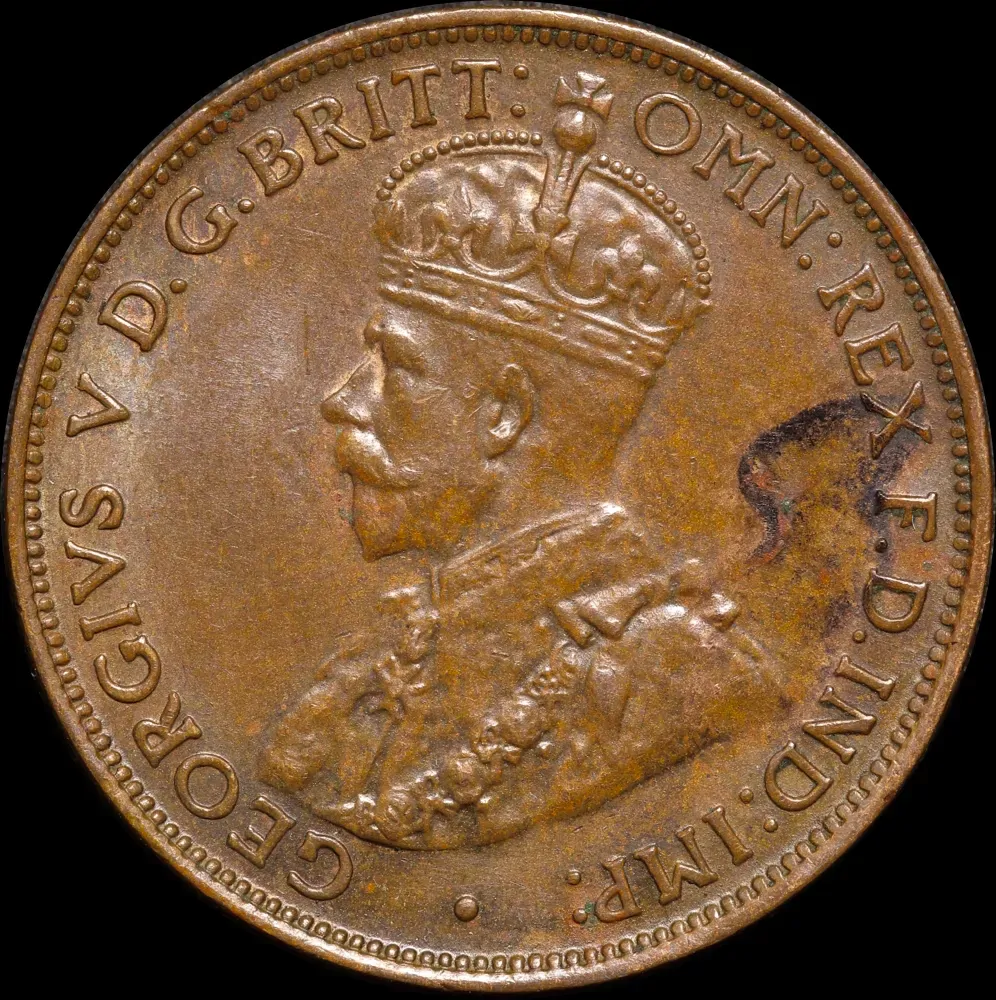 1930 Halfpenny about Unc