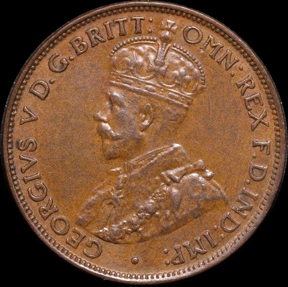 1930 Halfpenny good EF