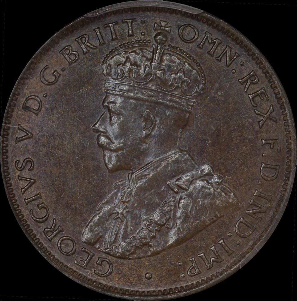 1933 Halfpenny Choice Unc (PCGS MS63BN)