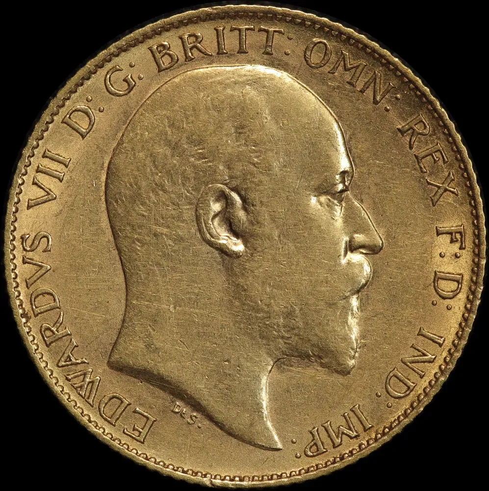 1909 Perth Edward VII Half Sovereign Extremely Fine