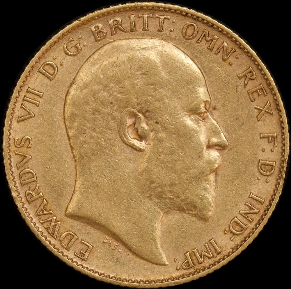 1909 Perth Edward VII Half Sovereign Very Fine