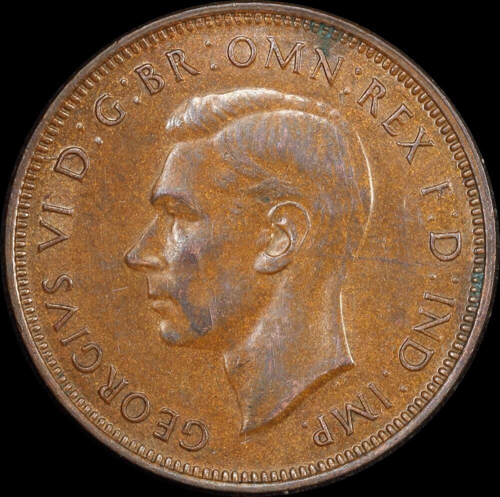 1939 Halfpenny Kangaroo Reverse good EF