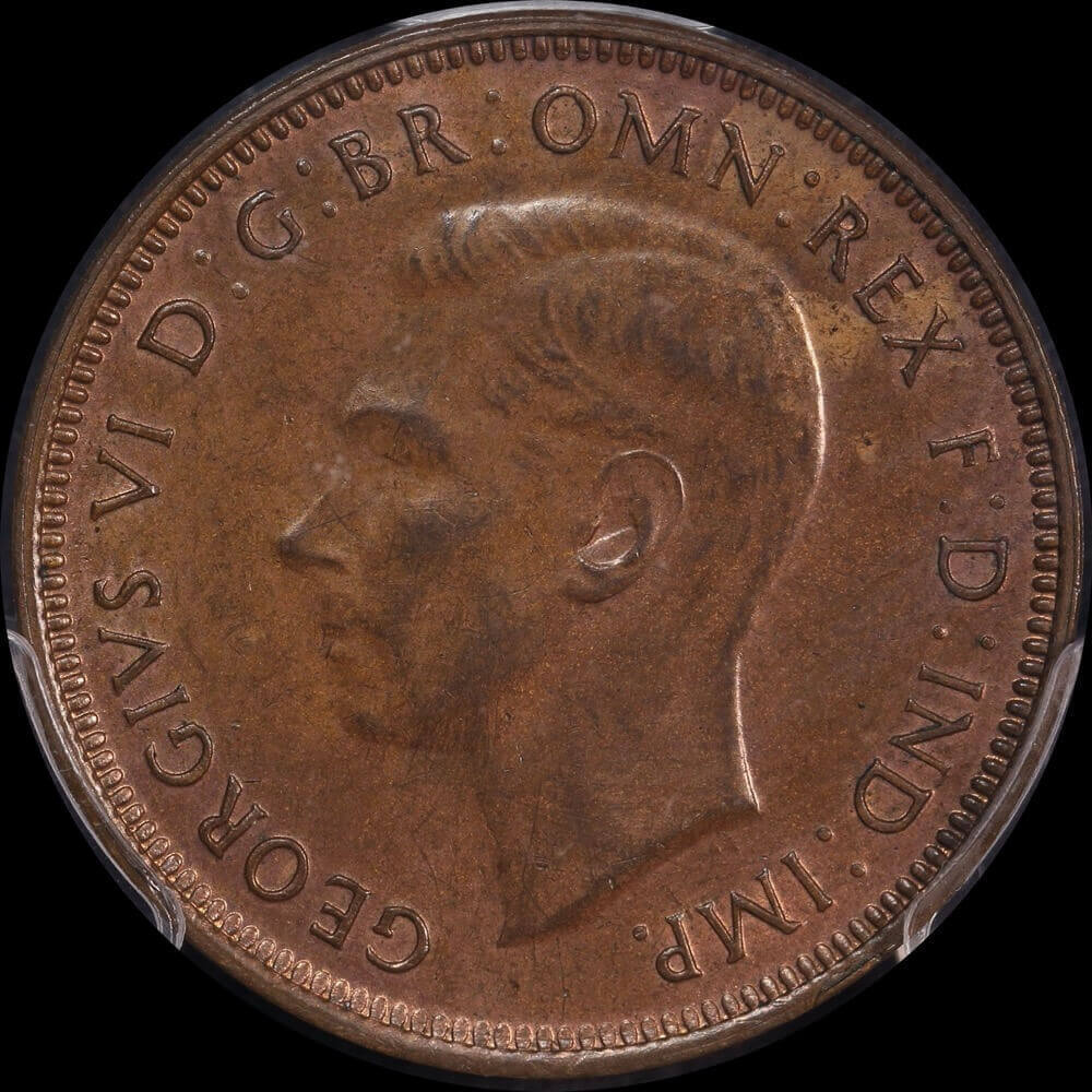 1940 Halfpenny PCGS MS63BN