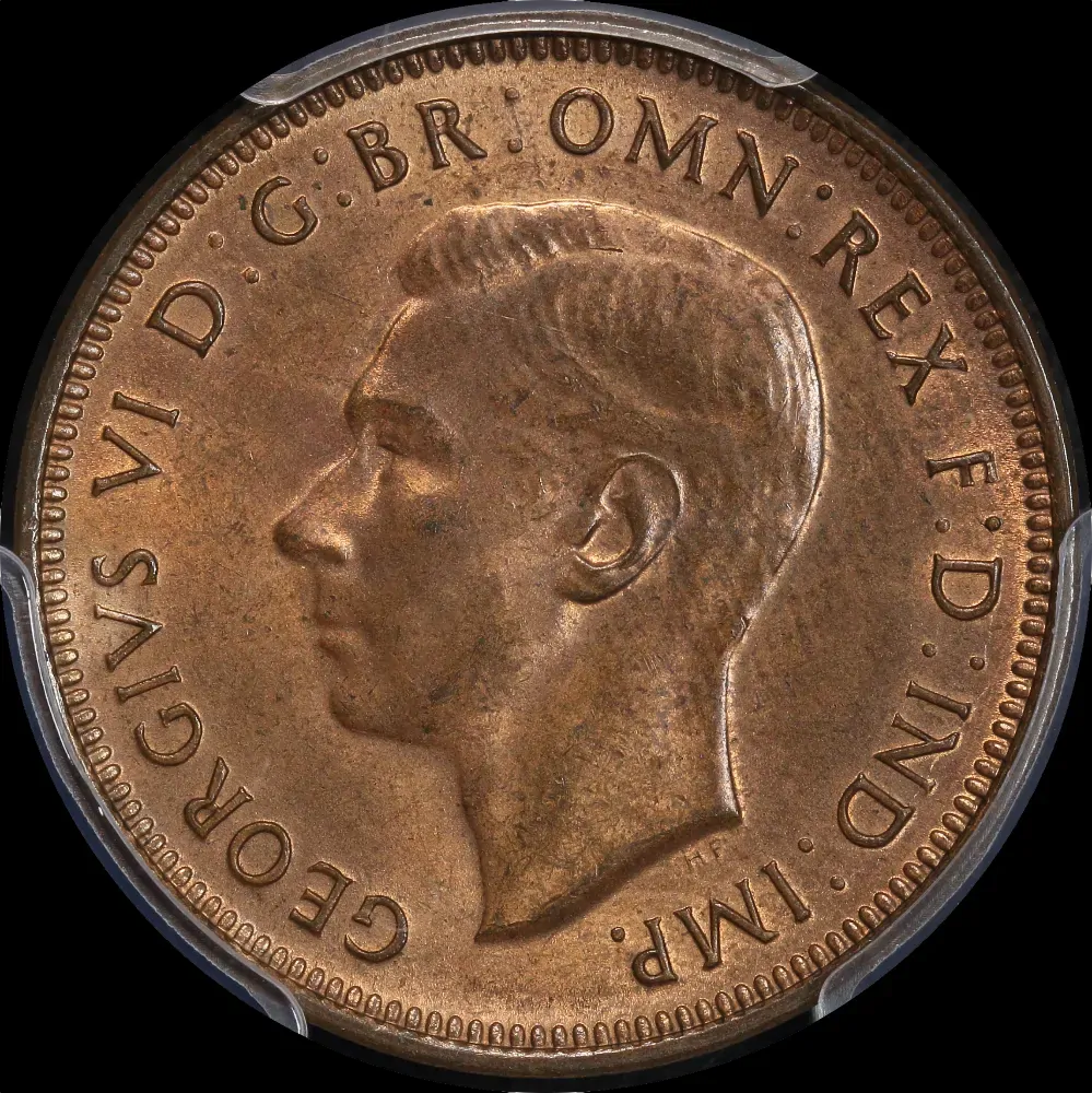1940 Halfpenny Choice Unc (PCGS MS64RB)