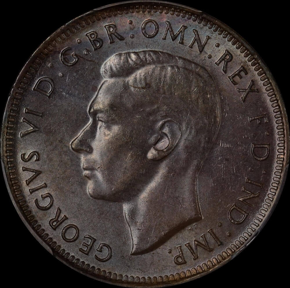 1940 Halfpenny Unc (PCGS MS62BN)