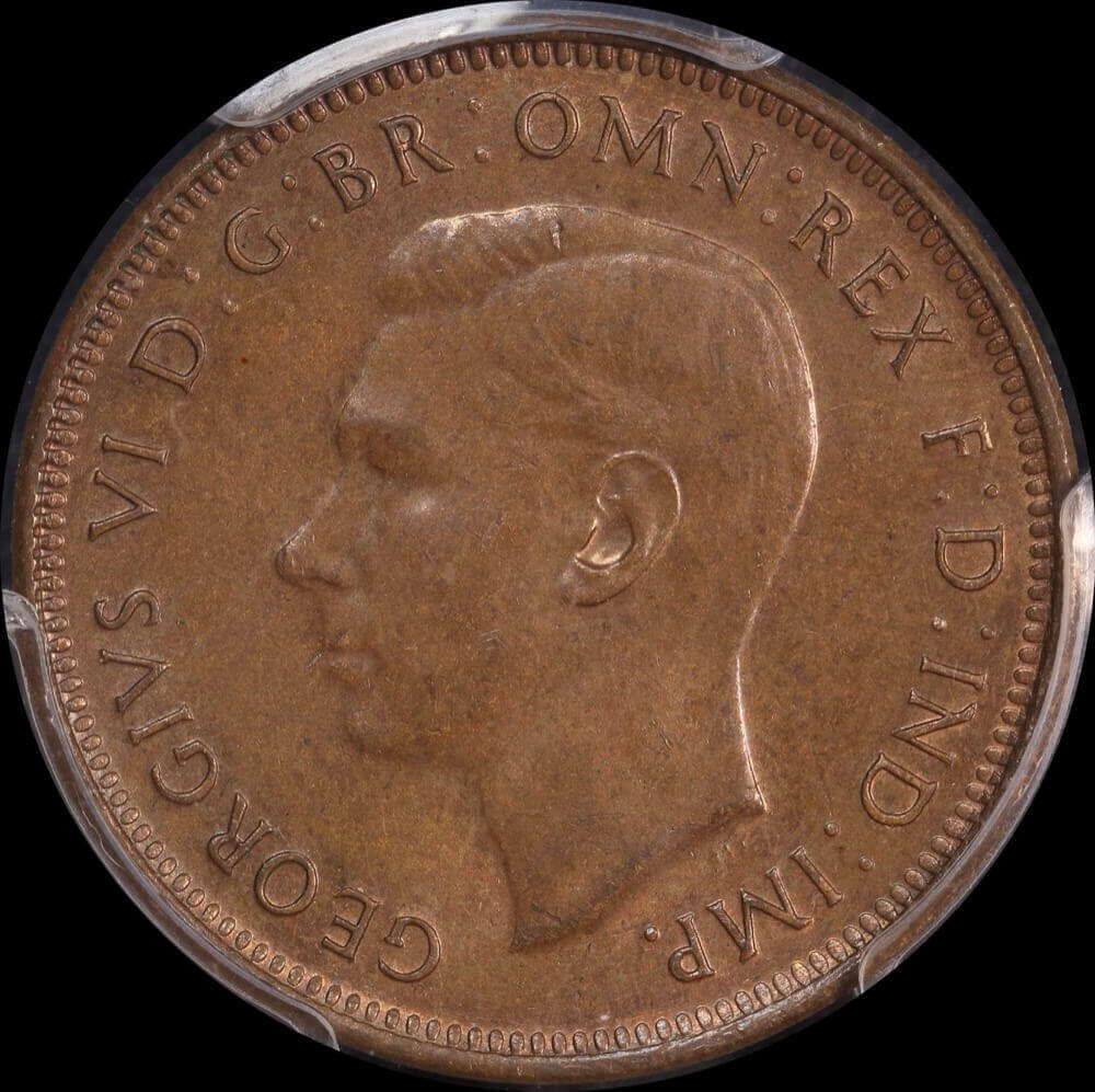 1941 Halfpenny PCGS MS63BN