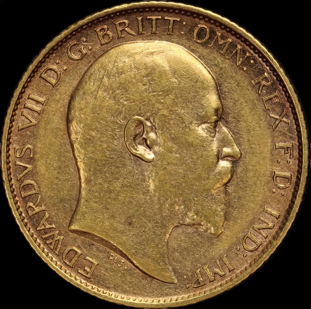 1910 Sydney Edward VII Half Sovereign Very Fine