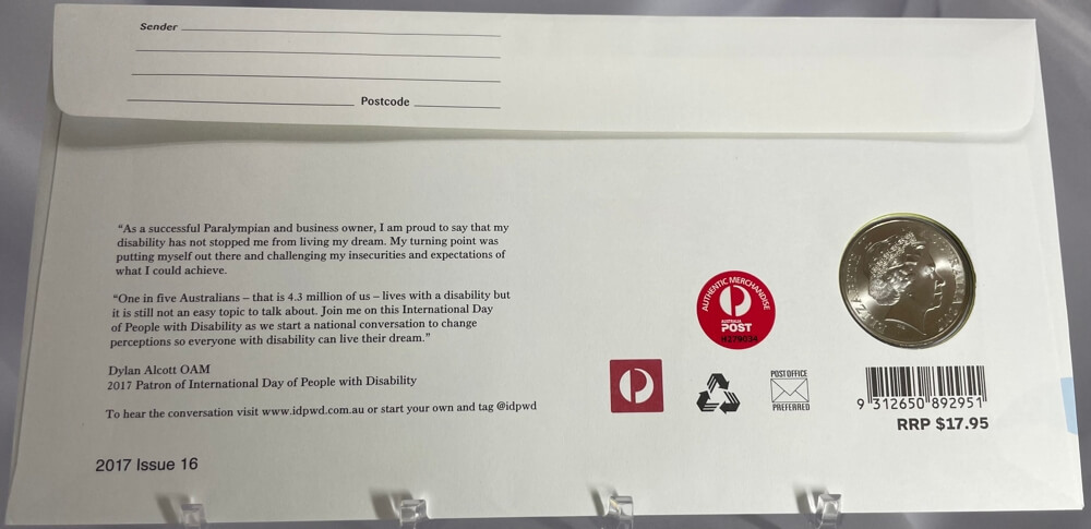 2017 20 Cent PNC International Day of People with Disability product image