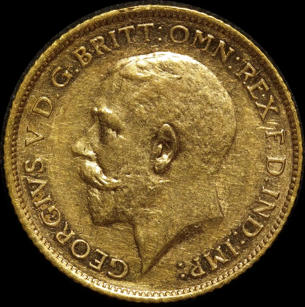 1912 Sydney George V Half Sovereign Extremely Fine