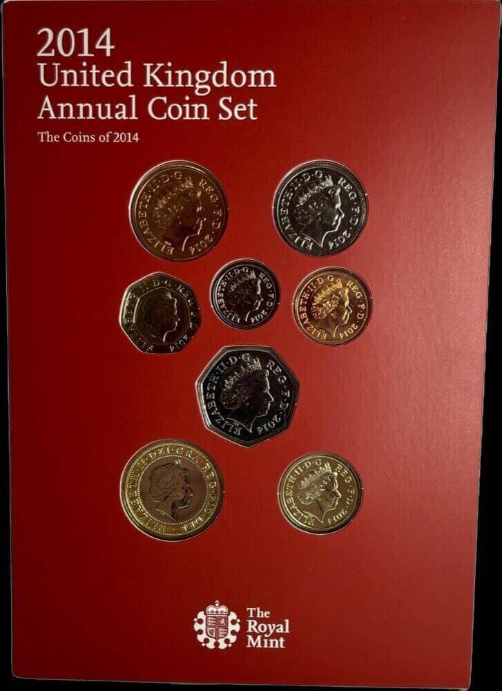 2014 United Kingdom Annual Uncirculated 14 Coin Set product image