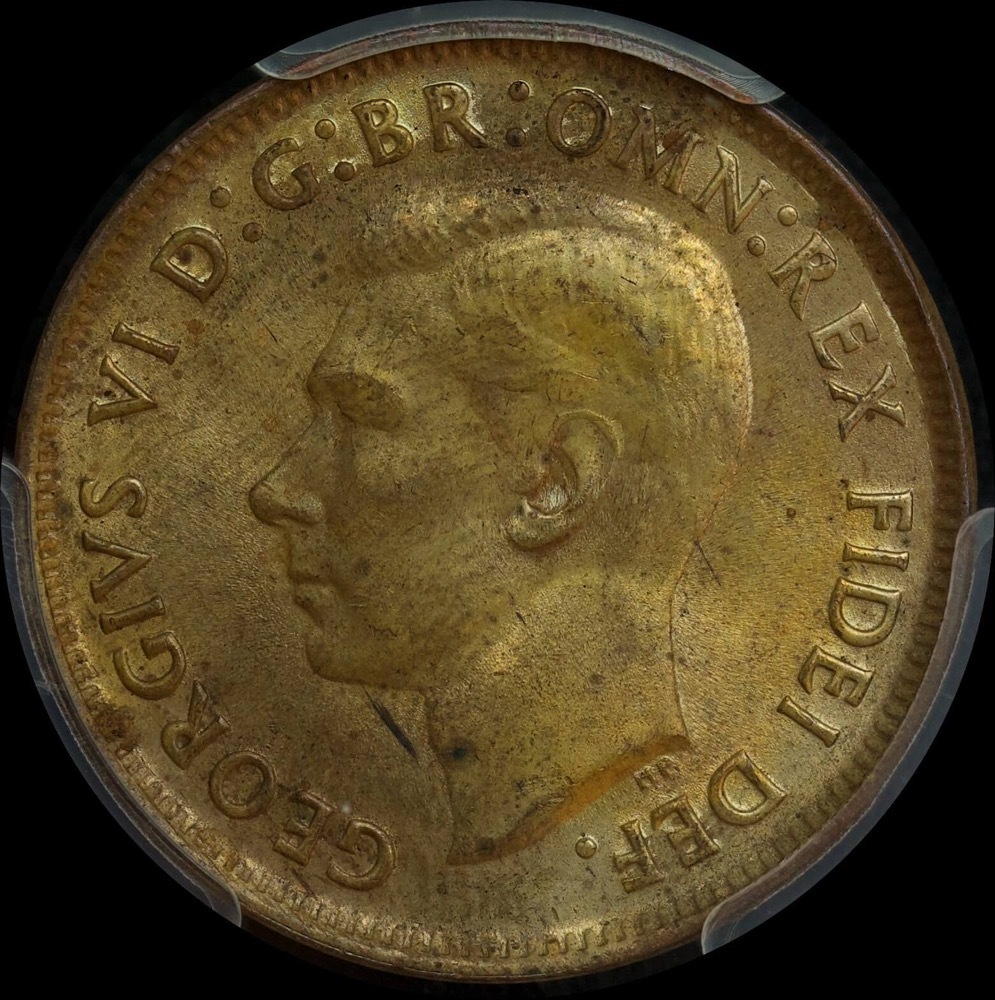 1951-Y Halfpenny Choice Unc (PCGS MS63RB)