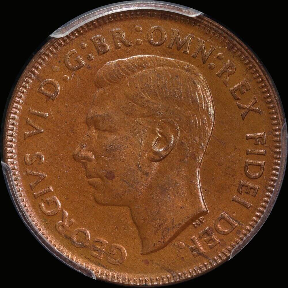 1952 Halfpenny Choice Unc (PCGS MS64BN)