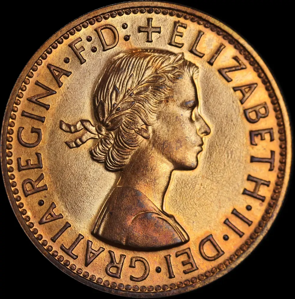 1955 Perth Proof Copper Pair Penny and Halfpenny product image