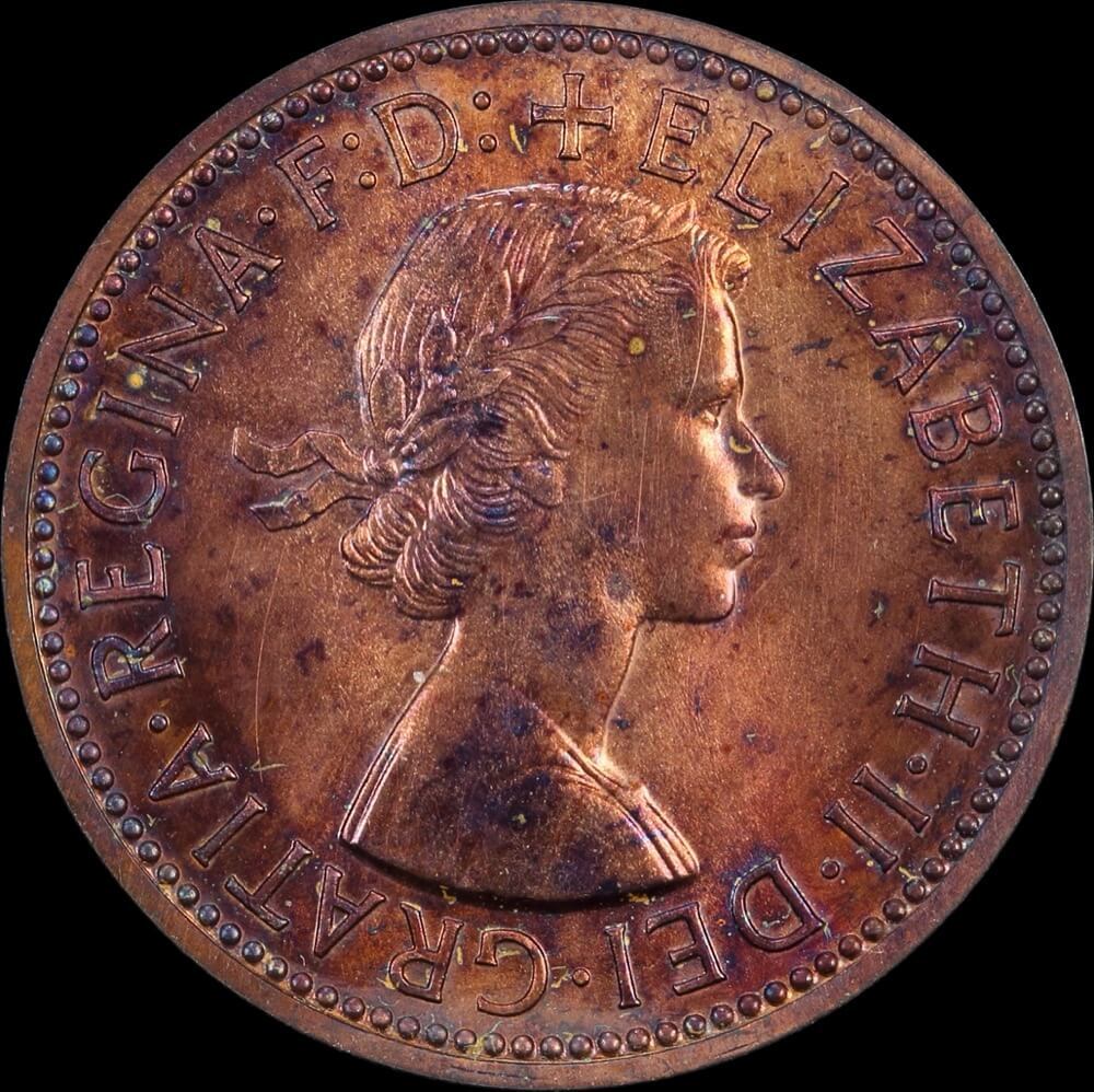 1962 Perth Proof Halfpenny about FDC