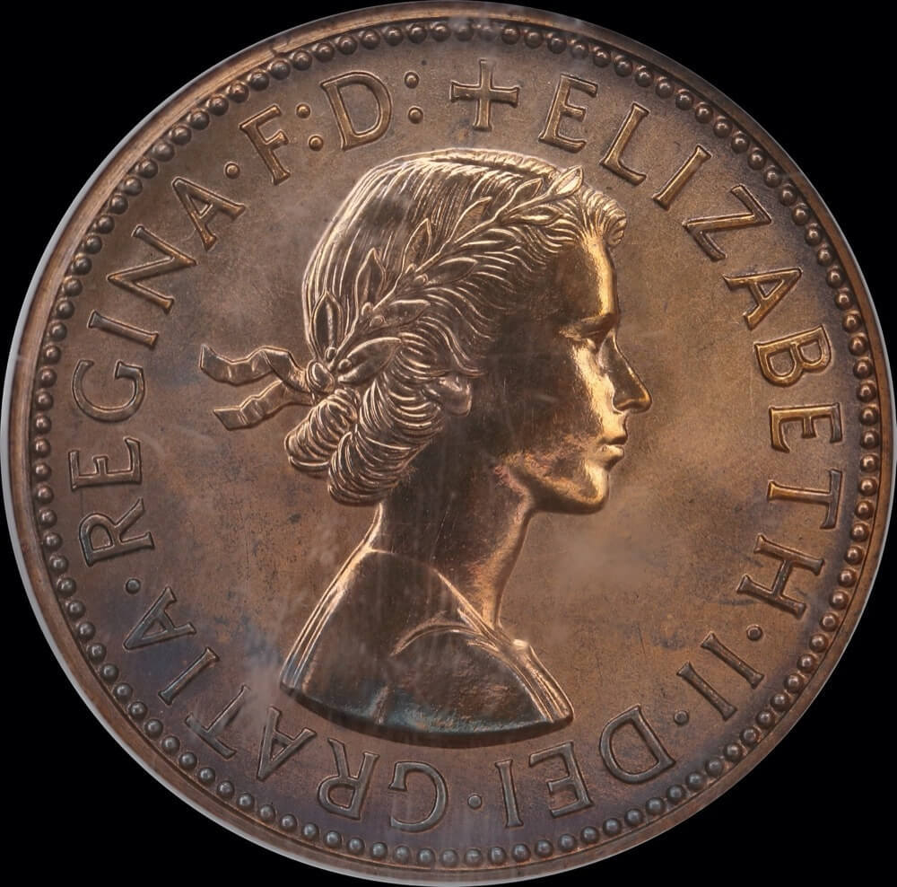 1963 Perth Proof Halfpenny NGC PF66RB