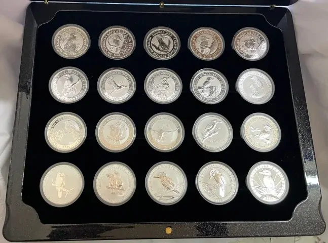 2009 Silver 20 Coin Australian Kookaburra 20th Edition Collection product image