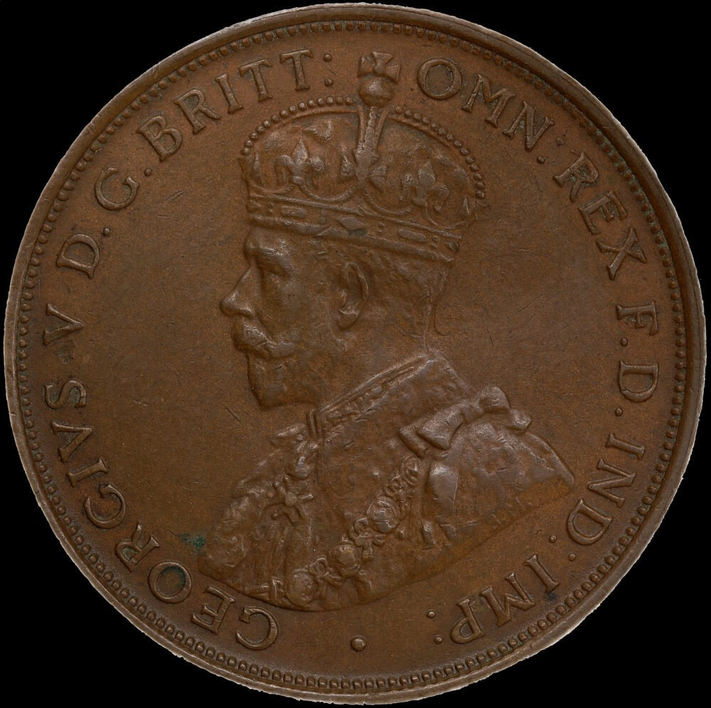 1919 Penny Dot Below Extremely Fine