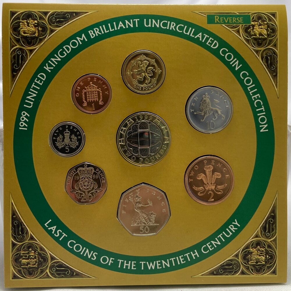 United Kingdom 1999 8 Coin Uncirculated Mint Set product image