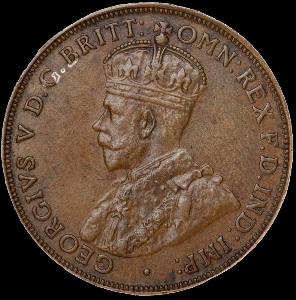 1920 Penny Indian Obverse Dot Below good EF